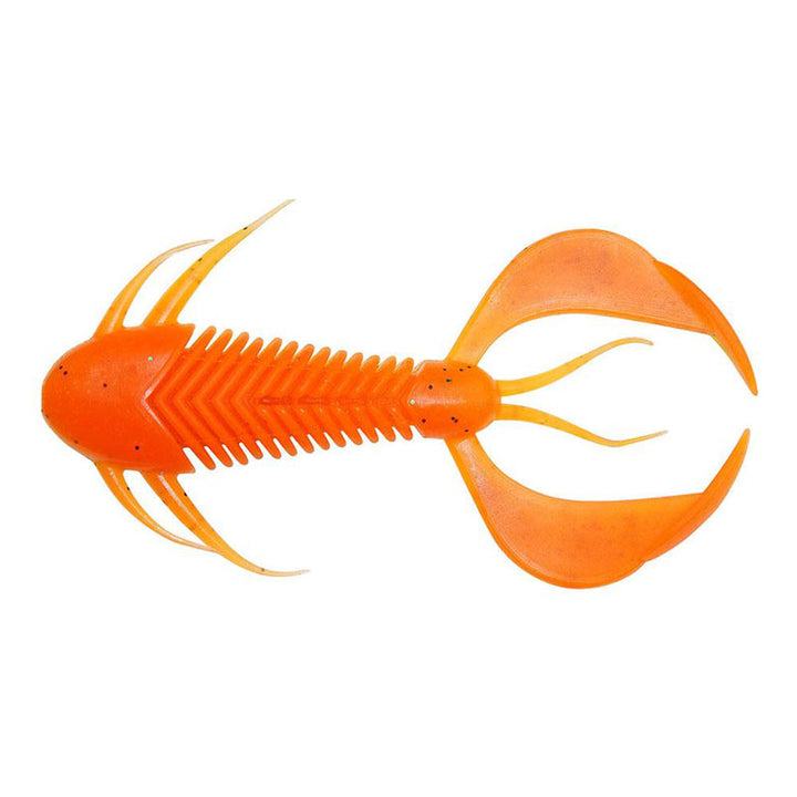 Megabass 3" Rock Hog Creature Bait (6pk) - Orange Back Chart-Ebimiso Red Flake-Clear Orange/Rainbow Flake-Moebi-Solid Red-Black Back Clear Red - Carolina Fishing Tackle LLC