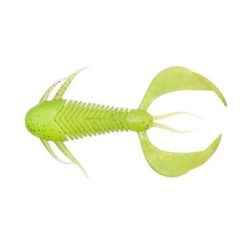 Megabass 3" Rock Hog Creature Bait (6pk) - Orange Back Chart-Ebimiso Red Flake-Clear Orange/Rainbow Flake-Moebi-Solid Red-Black Back Clear Red - Carolina Fishing Tackle LLC