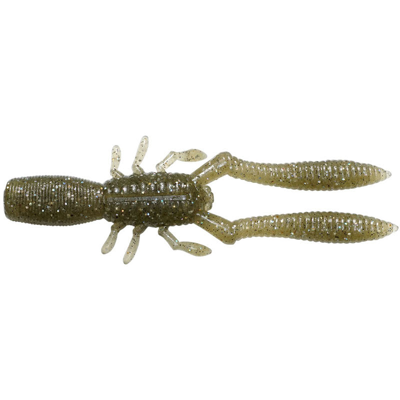 Megabass 4” Bottle Shrimp (6pk) - Ebimiso RF-Kasumi Green Flake-Cinnamon Blue Flake-Light Watermelon-Root Beer / Green & Black Flake-Scuppernong / Blue Flake-Noike Shrimp-Numa EBI - Carolina Fishing Tackle LLC