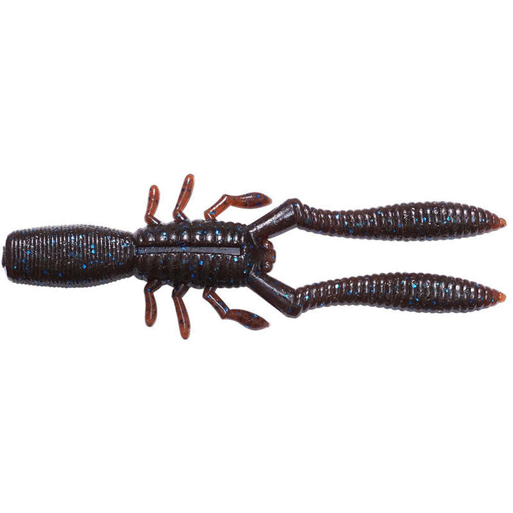 Megabass 4” Bottle Shrimp (6pk) - Ebimiso RF-Kasumi Green Flake-Cinnamon Blue Flake-Light Watermelon-Root Beer / Green & Black Flake-Scuppernong / Blue Flake-Noike Shrimp-Numa EBI - Carolina Fishing Tackle LLC