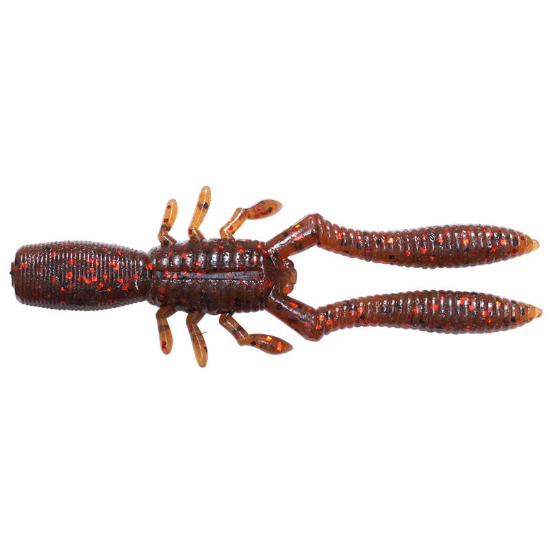 Megabass 4” Bottle Shrimp (6pk) - Ebimiso RF-Kasumi Green Flake-Cinnamon Blue Flake-Light Watermelon-Root Beer / Green &amp; Black Flake-Scuppernong / Blue Flake-Noike Shrimp-Numa EBI - Carolina Fishing Tackle LLC