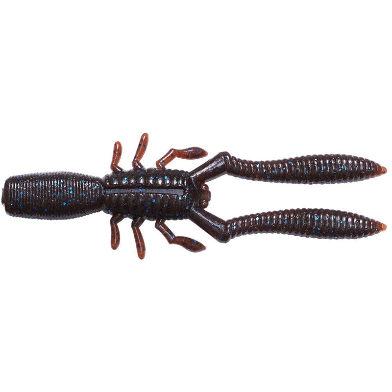 Megabass 4” Bottle Shrimp (6pk) - Ebimiso RF-Kasumi Green Flake-Cinnamon Blue Flake-Light Watermelon-Root Beer / Green &amp; Black Flake-Scuppernong / Blue Flake-Noike Shrimp-Numa EBI - Carolina Fishing Tackle LLC