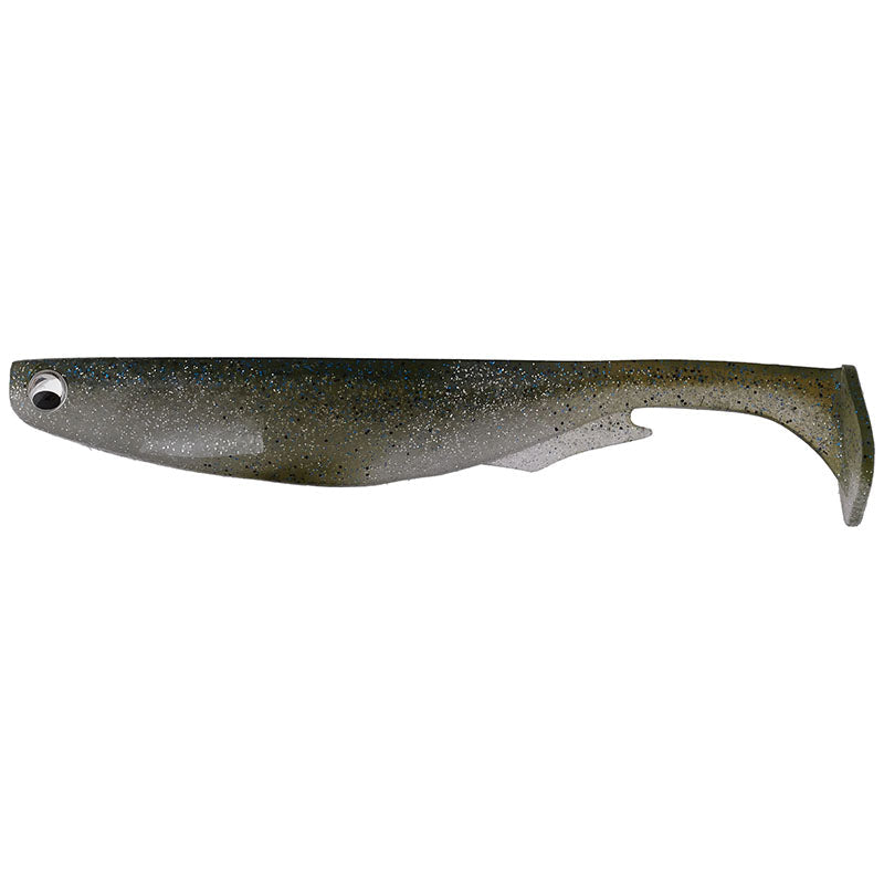 Megabass 4" Spark Shad Swimbaits 5pk - Lemon Shad-Purple Haze - Carolina Fishing Tackle LLC