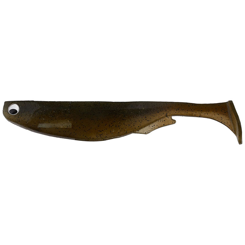 Megabass 5" Spark Shad Swimbaits 5pk - Baby Bass-Green Pumpkin-Neon Pepper-Purple Haze-Rainbow Trout-Royal Gill-Scuppernong - Carolina Fishing Tackle LLC