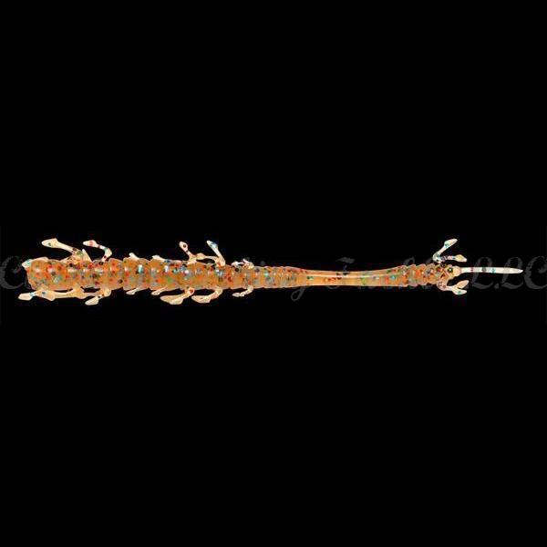 Megabass 6” Bobbit Worm 6pk - Champagne Aurora Flake - Carolina Fishing Tackle LLC