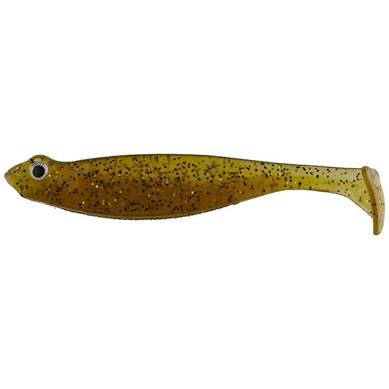 Megabass Hazedong Shad 4.2” Swimbait 5pk - Green Pumpkin Chart - Carolina Fishing Tackle LLC