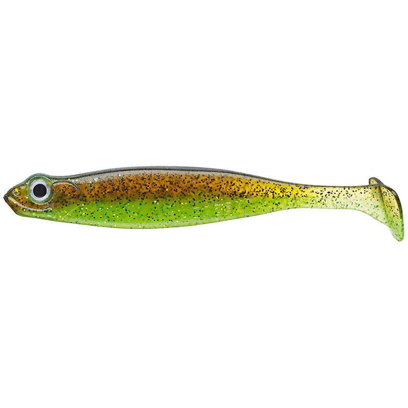 Megabass Hazedong Shad 4.2” Swimbait 5pk - Green Pumpkin Chart - Carolina Fishing Tackle LLC