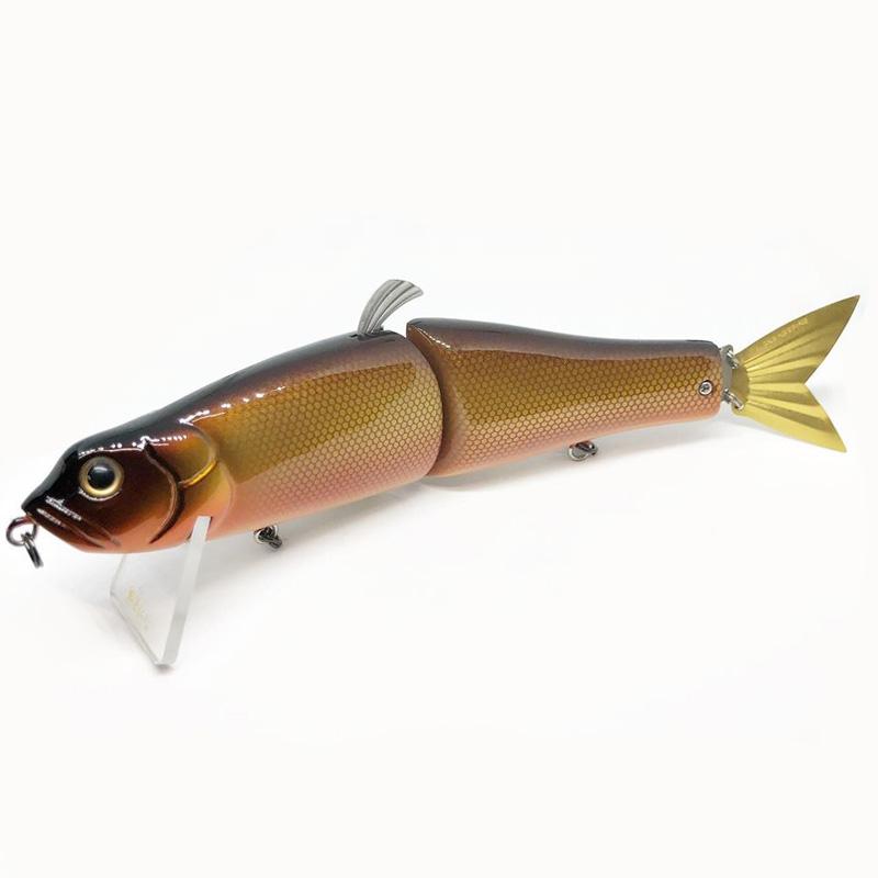 Megabass IT-Jack Wooden Swimbait - Kisyu Ayu-Sunset Shiner-Teasing bass - Carolina Fishing Tackle LLC