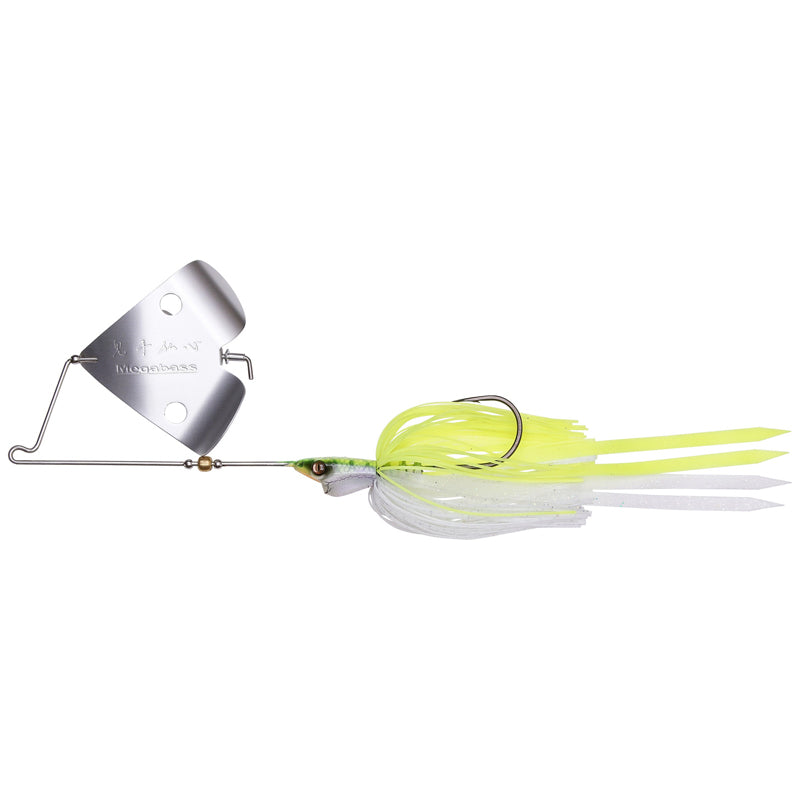Megabass JAMAICA BOA 1/2 oz Buzzbaits - Blue Gill-Full Chartreuse - Carolina Fishing Tackle LLC