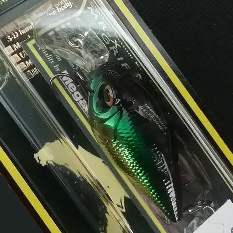 Megabass OG MR-X Griffon Crankbait - M KBG-M Golden-Lime-Crack-Lime-Chart 2 - Carolina Fishing Tackle LLC