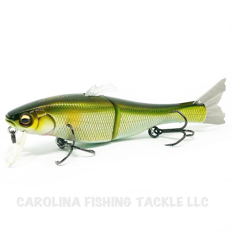 Megabass OG XJ-100 Swimbait - Mat-Honmoroko-PM Chart-Back OB - Carolina Fishing Tackle LLC