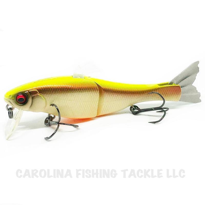Megabass OG XJ-100 Swimbait - Mat-Honmoroko-PM Chart-Back OB - Carolina Fishing Tackle LLC