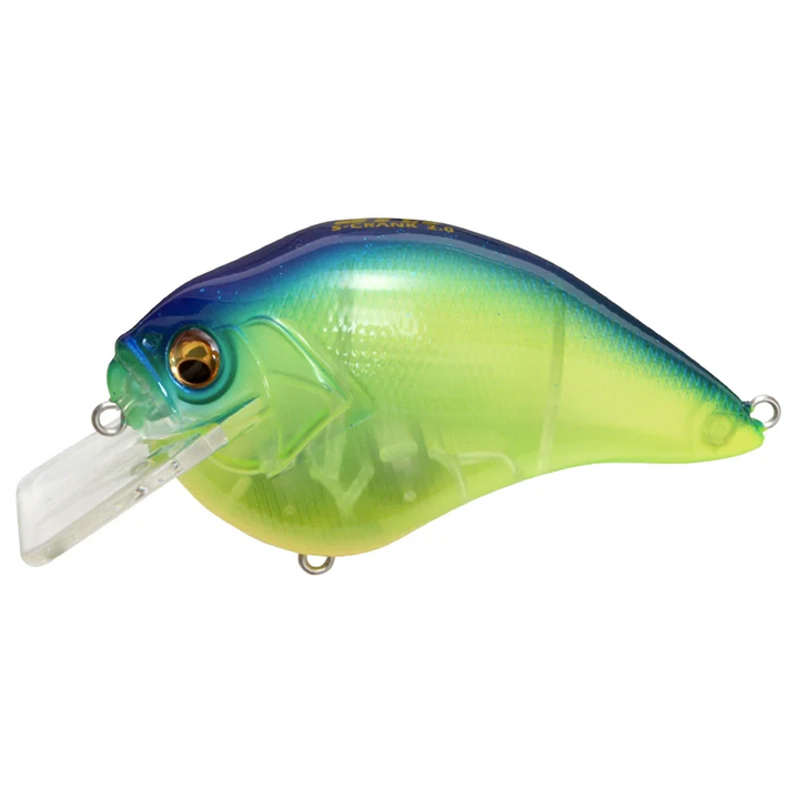 Megabass S-Crank 2.0 Crankbaits - Black Back Chartreuse-E2 Craw-Fire Craw-Megabass Sexy Shad-Secret Gill-Biwako Seethrough Chartreuse - Carolina Fishing Tackle LLC