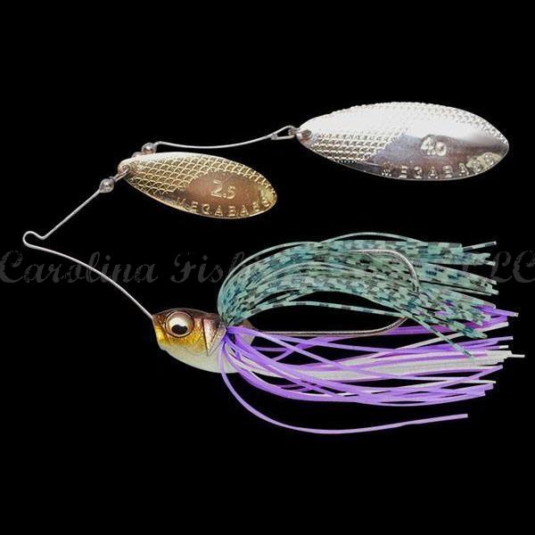 Megabass V9 Spinnerbait (DW) - #02 Chartreuse Shiner / 5/8 oz-#03 Ayu / 3/8 oz-#03 Ayu / 5/8 oz-#04 Hasu / 1/2 oz-#05 Blue Gill / 1/2 oz-#05 Blue Gill / 5/8 oz-#06 Wakasagi / 1/2 oz-#07 Fire Shad / 3/8 oz - Carolina Fishing Tackle LLC