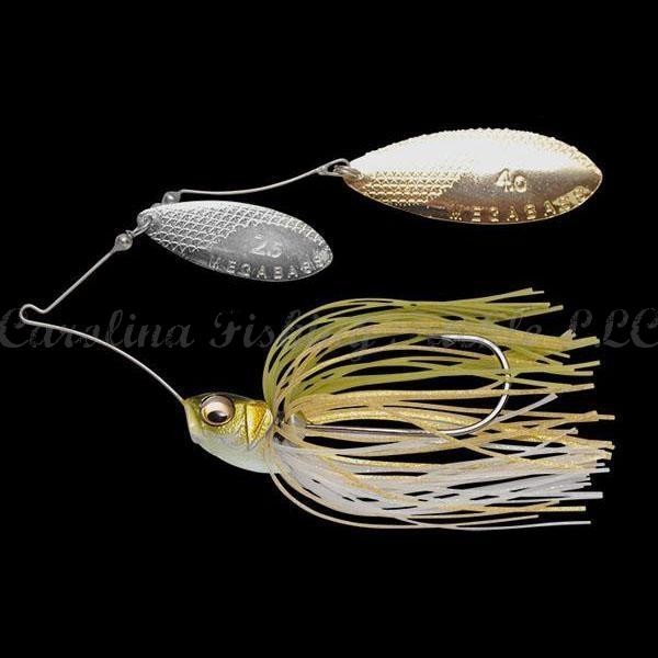 Megabass V9 Spinnerbait (DW) - #02 Chartreuse Shiner / 5/8 oz-#03 Ayu / 3/8 oz-#03 Ayu / 5/8 oz-#04 Hasu / 1/2 oz-#05 Blue Gill / 1/2 oz-#05 Blue Gill / 5/8 oz-#06 Wakasagi / 1/2 oz-#07 Fire Shad / 3/8 oz - Carolina Fishing Tackle LLC