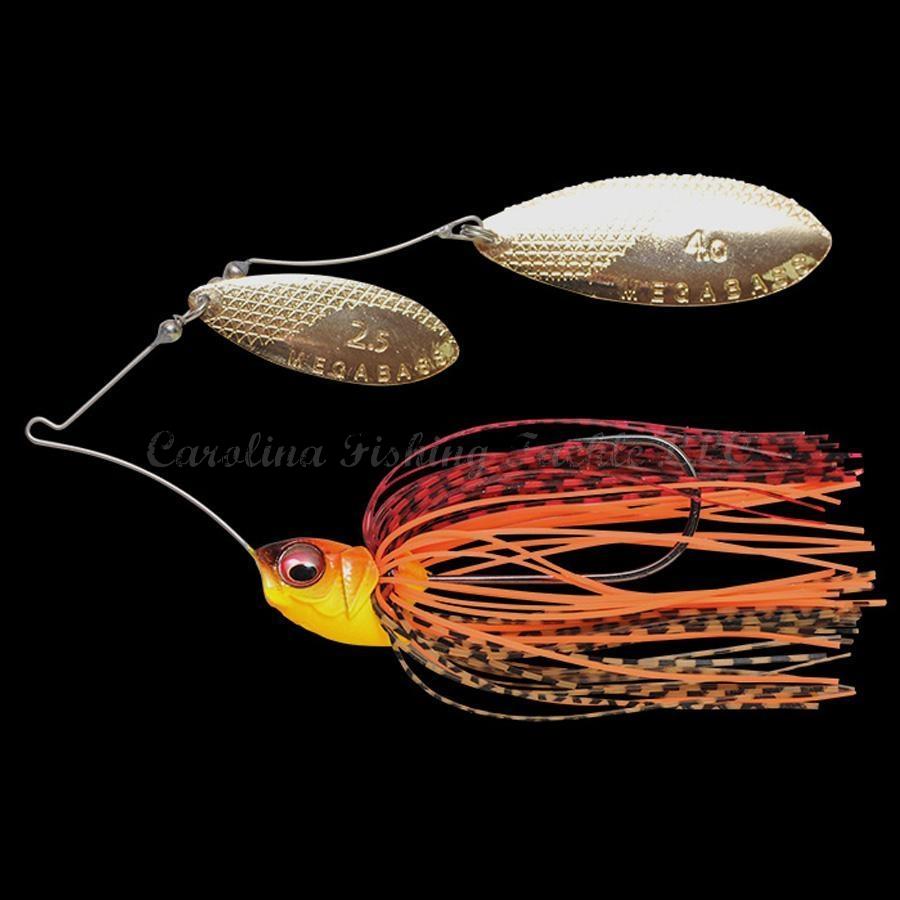 Megabass V9 Spinnerbait (DW) - #02 Chartreuse Shiner / 5/8 oz-#03 Ayu / 3/8 oz-#03 Ayu / 5/8 oz-#04 Hasu / 1/2 oz-#05 Blue Gill / 1/2 oz-#05 Blue Gill / 5/8 oz-#06 Wakasagi / 1/2 oz-#07 Fire Shad / 3/8 oz - Carolina Fishing Tackle LLC