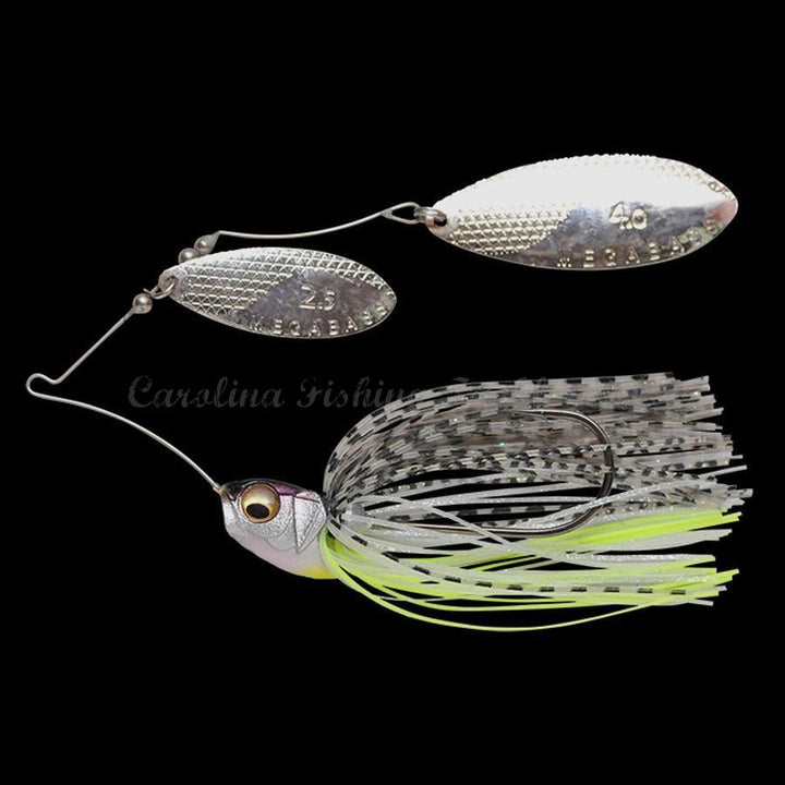 Megabass V9 Spinnerbait (DW) - #02 Chartreuse Shiner / 5/8 oz-#03 Ayu / 3/8 oz-#03 Ayu / 5/8 oz-#04 Hasu / 1/2 oz-#05 Blue Gill / 1/2 oz-#05 Blue Gill / 5/8 oz-#06 Wakasagi / 1/2 oz-#07 Fire Shad / 3/8 oz - Carolina Fishing Tackle LLC