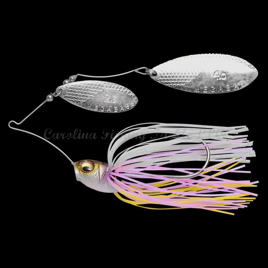 Megabass V9 Spinnerbait (DW) - #02 Chartreuse Shiner / 5/8 oz-#03 Ayu / 3/8 oz-#03 Ayu / 5/8 oz-#04 Hasu / 1/2 oz-#05 Blue Gill / 1/2 oz-#05 Blue Gill / 5/8 oz-#06 Wakasagi / 1/2 oz-#07 Fire Shad / 3/8 oz - Carolina Fishing Tackle LLC