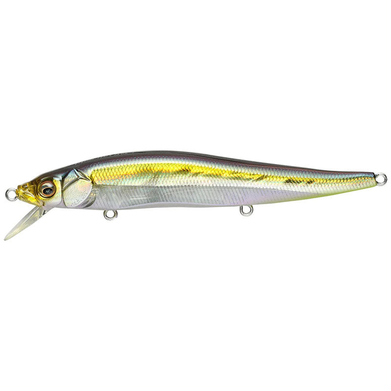 Megabass Vision 110 Jerkbaits - GG Perch OB-GG IL Tennessee Shad-GP Pro Blue-Mat Deadly Black-M Western Clown-HT Kossori Shad-Gill-ITO Natural-Table Rock SP-Perch - Carolina Fishing Tackle LLC