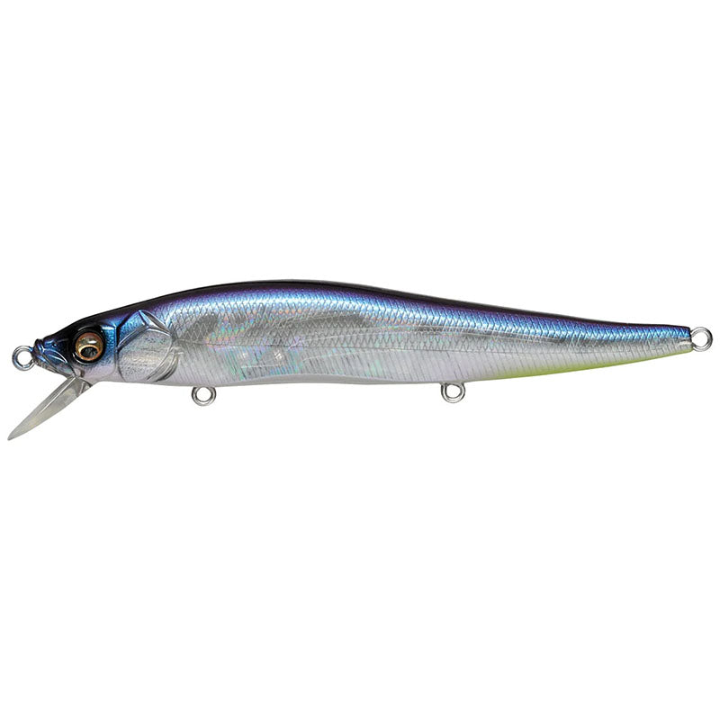 Megabass Vision 110 Jerkbaits - GG Perch OB-GG IL Tennessee Shad-GP Pro Blue-Mat Deadly Black-M Western Clown-HT Kossori Shad-Gill-ITO Natural-Table Rock SP-Perch - Carolina Fishing Tackle LLC