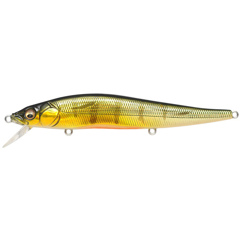 Megabass Vision 110 Jerkbaits - GG Perch OB-GG IL Tennessee Shad-GP Pro Blue-Mat Deadly Black-M Western Clown-HT Kossori Shad-Gill-ITO Natural-Table Rock SP-Perch - Carolina Fishing Tackle LLC