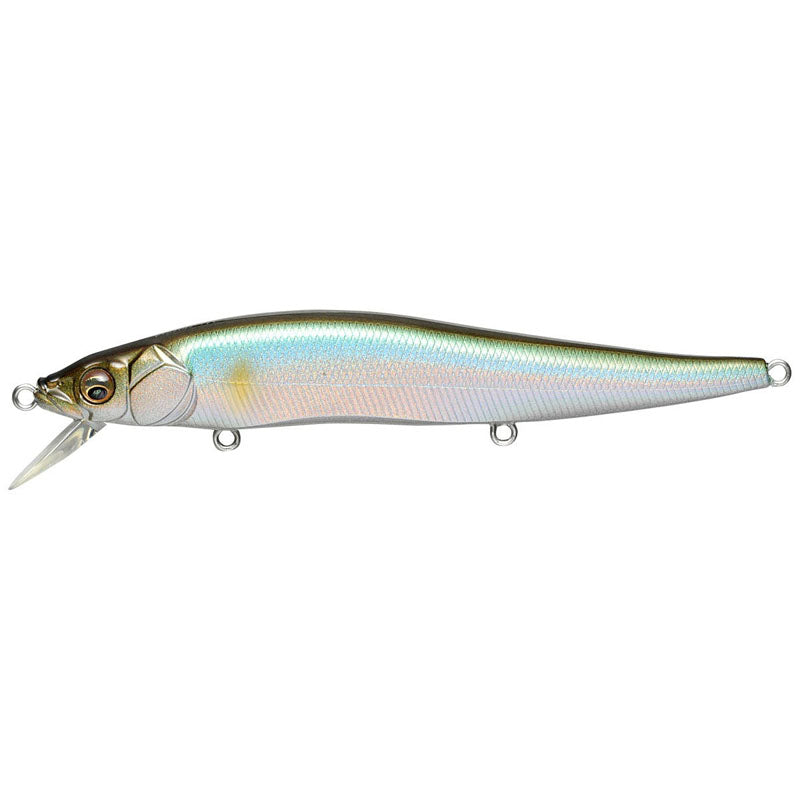 Megabass Vision 110 Jerkbaits - GG Perch OB-GG IL Tennessee Shad-GP Pro Blue-Mat Deadly Black-M Western Clown-HT Kossori Shad-Gill-ITO Natural-Table Rock SP-Perch - Carolina Fishing Tackle LLC