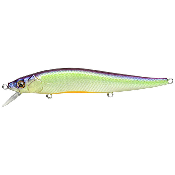 Megabass Vision 110 Jerkbaits - GG Perch OB-GG IL Tennessee Shad-GP Pro Blue-Mat Deadly Black-M Western Clown-HT Kossori Shad-Gill-ITO Natural-Table Rock SP-Perch - Carolina Fishing Tackle LLC