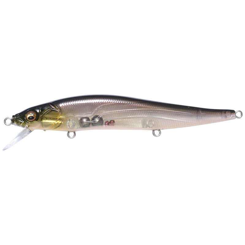 Megabass Vision 110 Jerkbaits - GG Perch OB-GG IL Tennessee Shad-GP Pro Blue-Mat Deadly Black-M Western Clown-HT Kossori Shad-Gill-ITO Natural-Table Rock SP-Perch - Carolina Fishing Tackle LLC