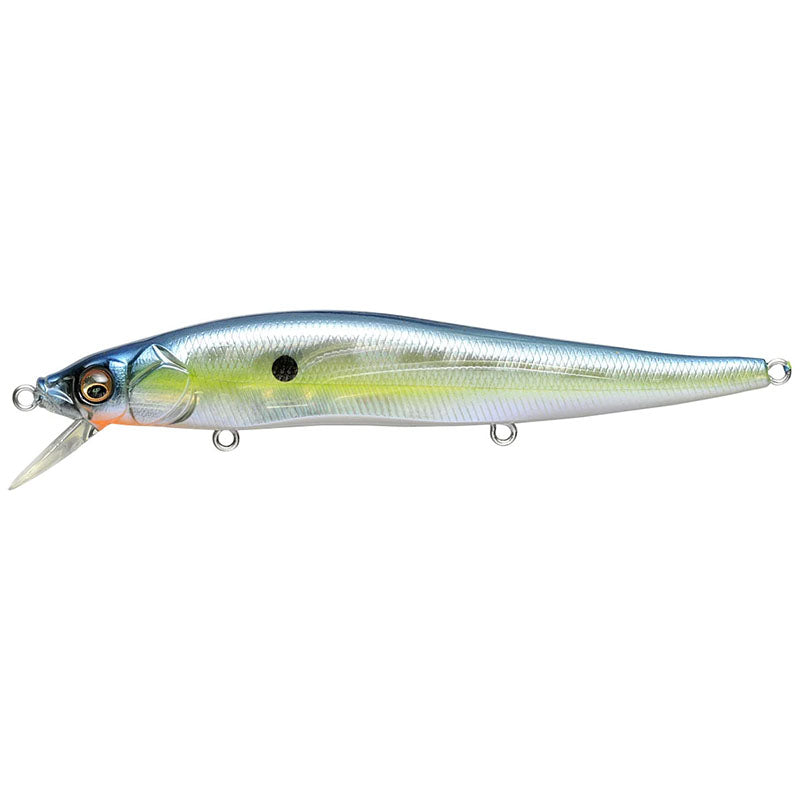 Megabass Vision 110 Jerkbaits - GG Perch OB-GG IL Tennessee Shad-GP Pro Blue-Mat Deadly Black-M Western Clown-HT Kossori Shad-Gill-ITO Natural-Table Rock SP-Perch - Carolina Fishing Tackle LLC