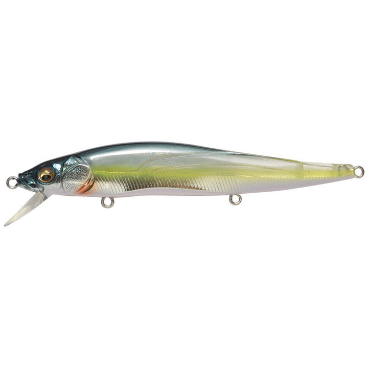 Megabass Vision 110 Jerkbaits - GG Perch OB-GG IL Tennessee Shad-GP Pro Blue-Mat Deadly Black-M Western Clown-HT Kossori Shad-Gill-ITO Natural-Table Rock SP-Perch - Carolina Fishing Tackle LLC