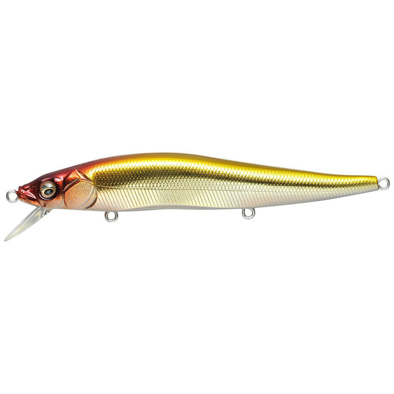 Megabass Vision 110 Jerkbaits - GG Perch OB-GG IL Tennessee Shad-GP Pro Blue-Mat Deadly Black-M Western Clown-HT Kossori Shad-Gill-ITO Natural-Table Rock SP-Perch - Carolina Fishing Tackle LLC