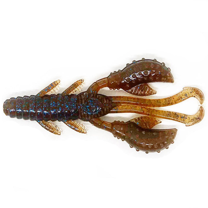 NOIKE 2.8” Mighty Mama 7pk - #102-#103 Dark Red-#117 Muddy Grape-#119-#122 Madam Craw-#130 Green Pumpkin/Blossom-#131 Green Pumpkin/Chartreuse-#136 Cinnamon Blue Black-#139 Moto Oil Gold - Carolina Fishing Tackle LLC