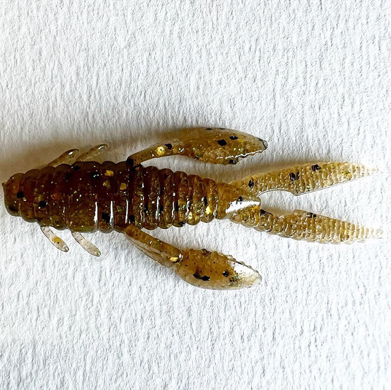 NOIKE 2" Yabby Soft Creature Bait 8pk - #25-#34 Cinnamon Blue-#44 Chartreuse-#103 Dark Red-#109 Ebimiso-#117 Muddy Grape-#139 Motor Oil Gold - Carolina Fishing Tackle LLC