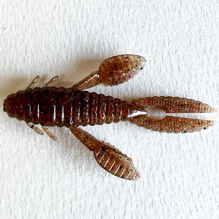 NOIKE 2" Yabby Soft Creature Bait 8pk - #25-#34 Cinnamon Blue-#44 Chartreuse-#103 Dark Red-#109 Ebimiso-#117 Muddy Grape-#139 Motor Oil Gold - Carolina Fishing Tackle LLC