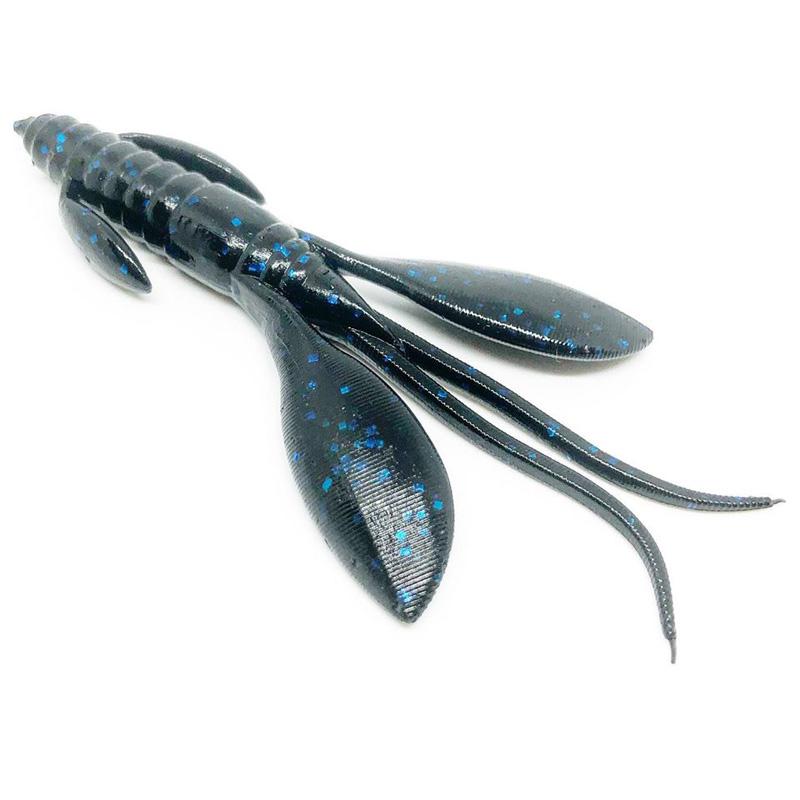 NOIKE 3” Donkey Boo 7pk - #24 Black Blue-#34 Cinnamon Blue-#36 Blue Shrimp-#44 Chartreuse-#102 Green Pumpkin Red-#103 Dark Red-#117 Muddy Grape-#118 Mossy Pumpkin-#124 Tenaga Purple-#139 Motor Oil/Gold - Carolina Fishing Tackle LLC