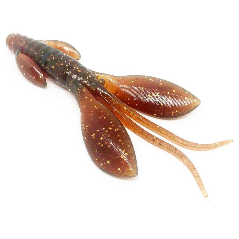 NOIKE 3” Donkey Boo 7pk - #24 Black Blue-#34 Cinnamon Blue-#36 Blue Shrimp-#44 Chartreuse-#102 Green Pumpkin Red-#103 Dark Red-#117 Muddy Grape-#118 Mossy Pumpkin-#124 Tenaga Purple-#139 Motor Oil/Gold - Carolina Fishing Tackle LLC