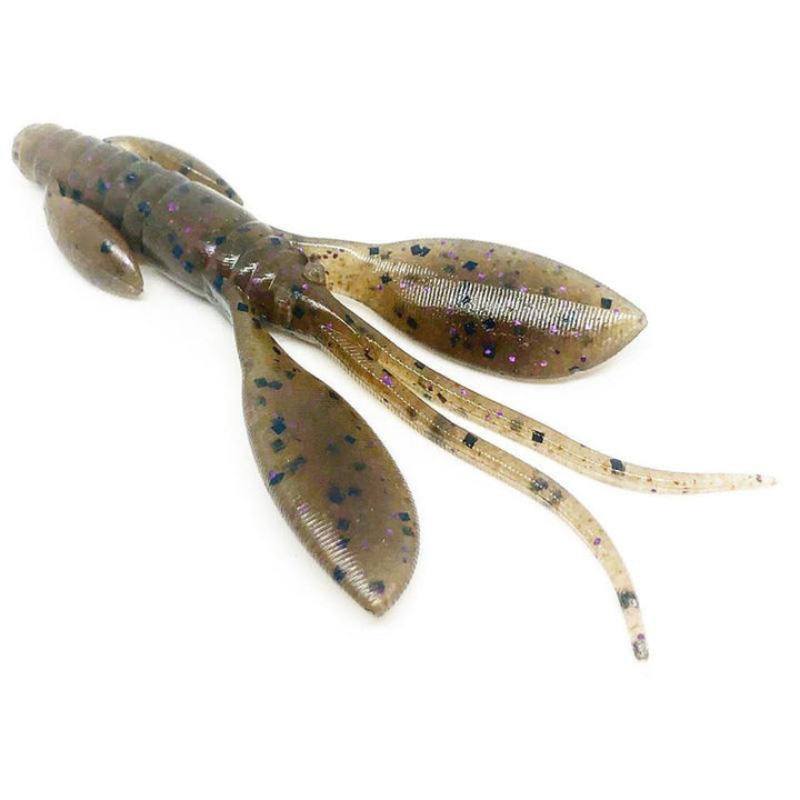 NOIKE 3” Donkey Boo 7pk - #24 Black Blue-#34 Cinnamon Blue-#36 Blue Shrimp-#44 Chartreuse-#102 Green Pumpkin Red-#103 Dark Red-#117 Muddy Grape-#118 Mossy Pumpkin-#124 Tenaga Purple-#139 Motor Oil/Gold - Carolina Fishing Tackle LLC