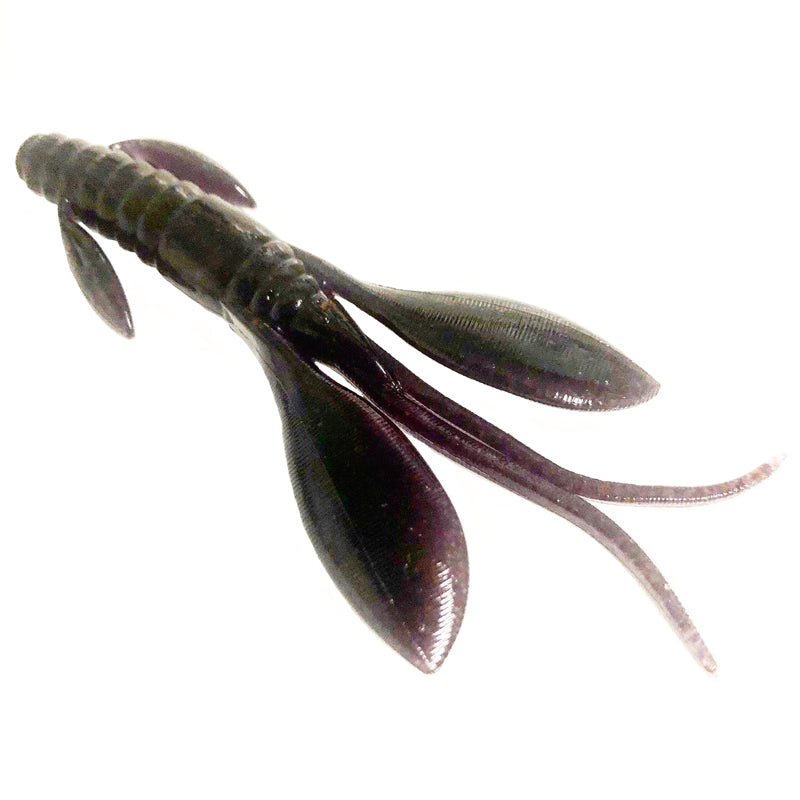 NOIKE 3” Donkey Boo 7pk - #24 Black Blue-#34 Cinnamon Blue-#36 Blue Shrimp-#44 Chartreuse-#102 Green Pumpkin Red-#103 Dark Red-#117 Muddy Grape-#118 Mossy Pumpkin-#124 Tenaga Purple-#139 Motor Oil/Gold - Carolina Fishing Tackle LLC