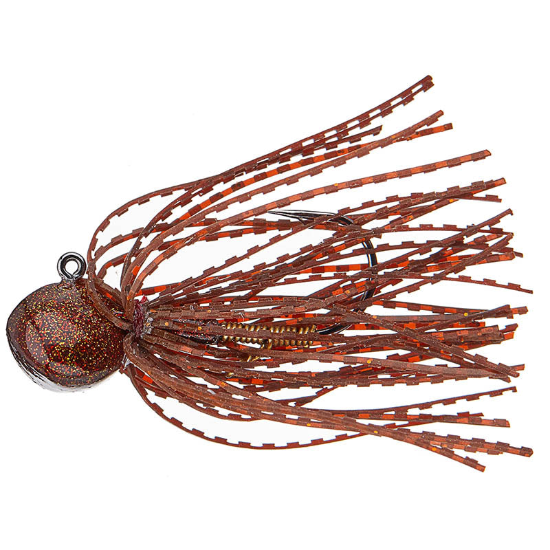 Nishine Lure Works 3/8" Nishine Finesse Football Jigs - Copper Craw-Watermelon Candy-Black & Blue Flake - Carolina Fishing Tackle LLC