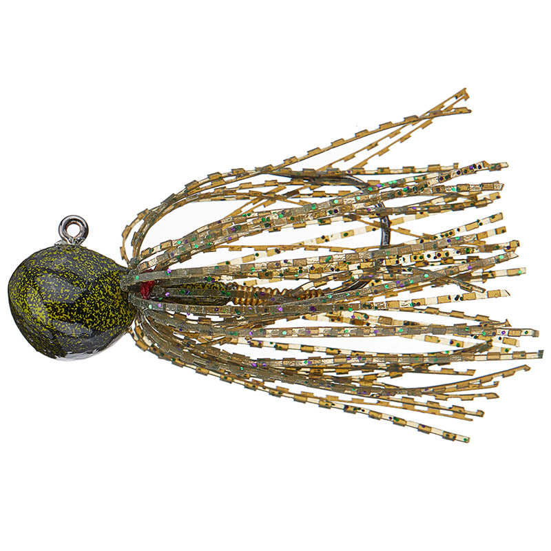 Nishine Lure Works 3/8" Nishine Finesse Football Jigs - Copper Craw-Watermelon Candy-Black &amp; Blue Flake - Carolina Fishing Tackle LLC