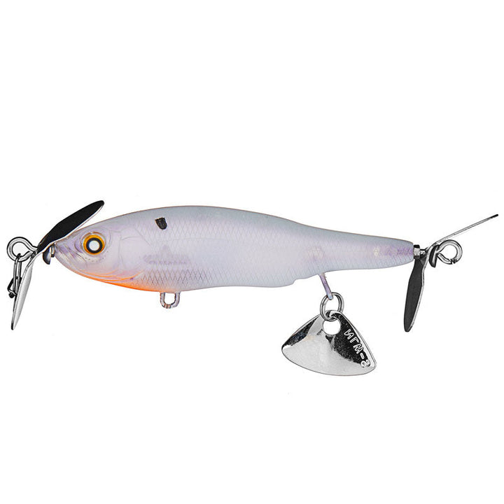 Nishine Lure Works Baby Abino 70S Sinking Prop Baits - Ghost Shad-Juvenile Bluegill-Yellow Perch - Carolina Fishing Tackle LLC