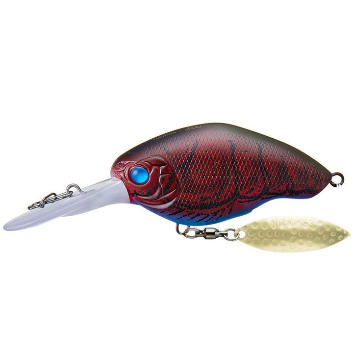 Nishine Lure Works Chippawa DD Blade Crankbaits - Black Back Gold-Black Shad-Blue Gill-BPB Chartreuse Shad-BPB Shad-Brown Craw Fish-Ghost Shad-Hologram Shad-Matte Hot Tiger-Matte Orange Tiger - Carolina Fishing Tackle LLC