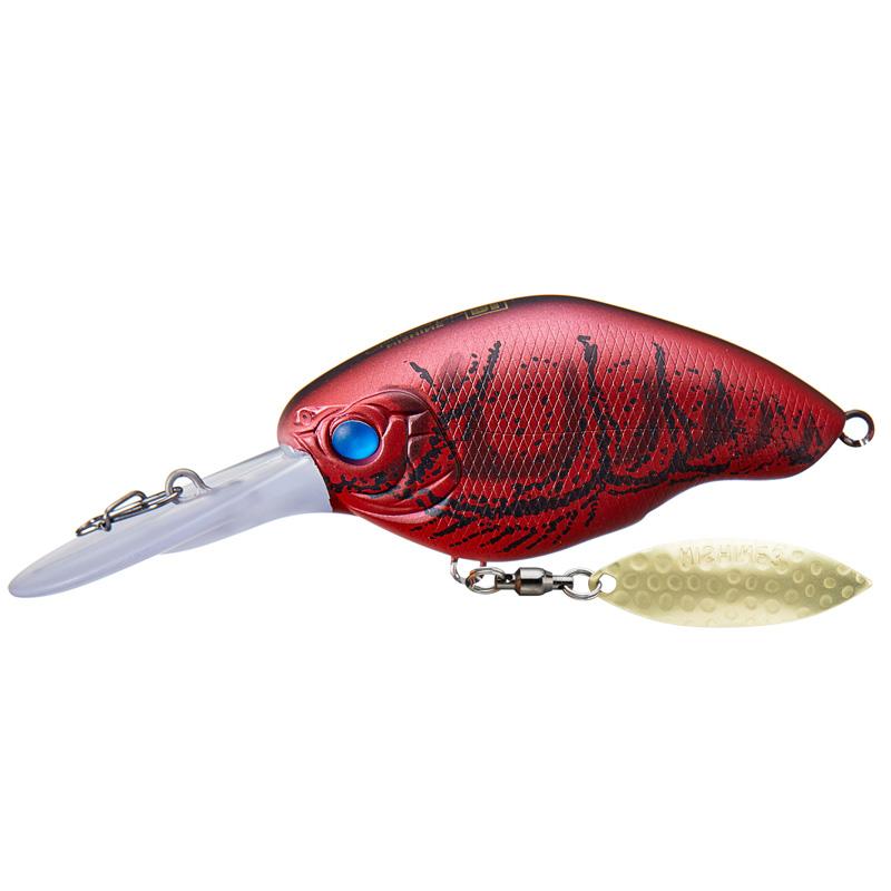 Nishine Lure Works Chippawa DD Blade Crankbaits - Black Back Gold-Black Shad-Blue Gill-BPB Chartreuse Shad-BPB Shad-Brown Craw Fish-Ghost Shad-Hologram Shad-Matte Hot Tiger-Matte Orange Tiger - Carolina Fishing Tackle LLC