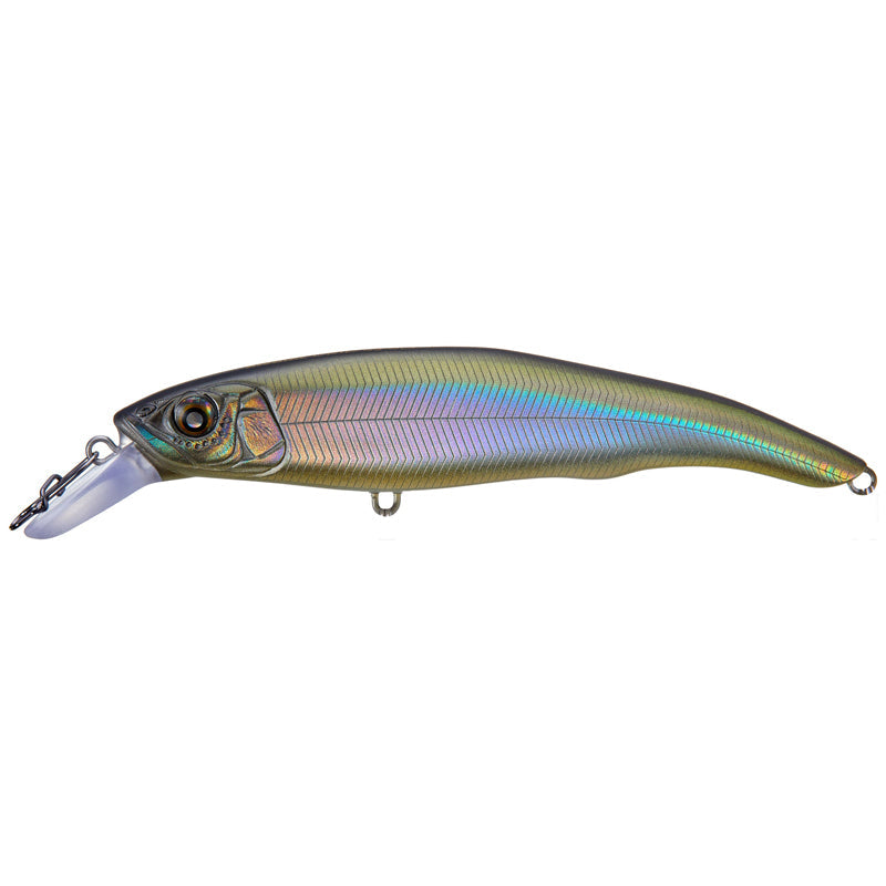 Nishine Lure Works ERIE 95SD Jerkbaits - BPB Smelt-Ghost Smelt-BPB Chartreuse Smelt-Hologram Smelt-Black Back Gold-Gun Metal-Pearl Flash-Yellow Perch - Carolina Fishing Tackle LLC