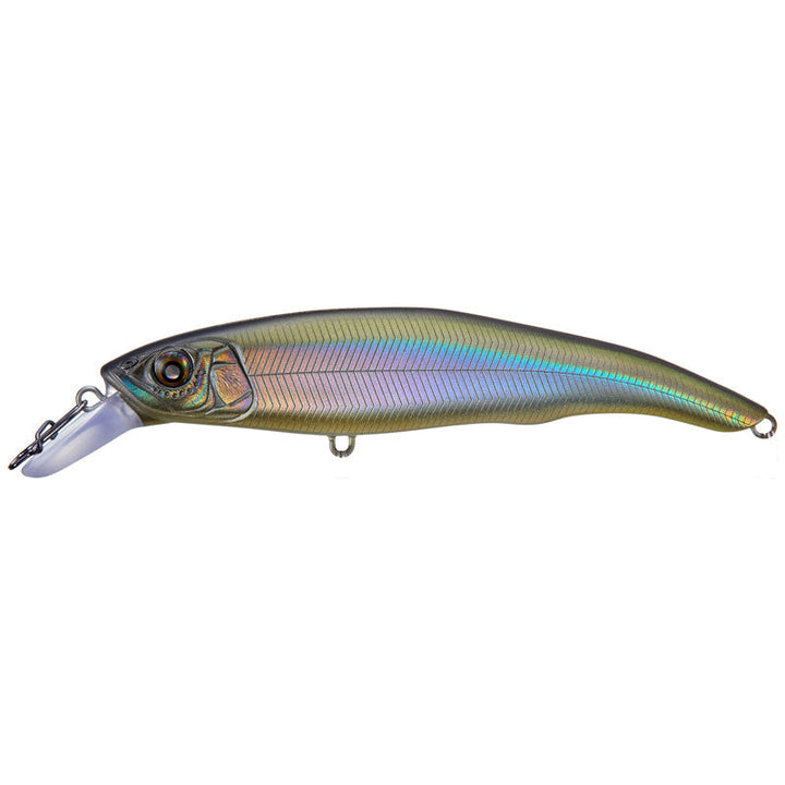 Nishine Lure Works ERIE 95SD Jerkbaits - BPB Smelt-Ghost Smelt-BPB Chartreuse Smelt-Hologram Smelt-Black Back Gold-Gun Metal-Pearl Flash-Yellow Perch - Carolina Fishing Tackle LLC
