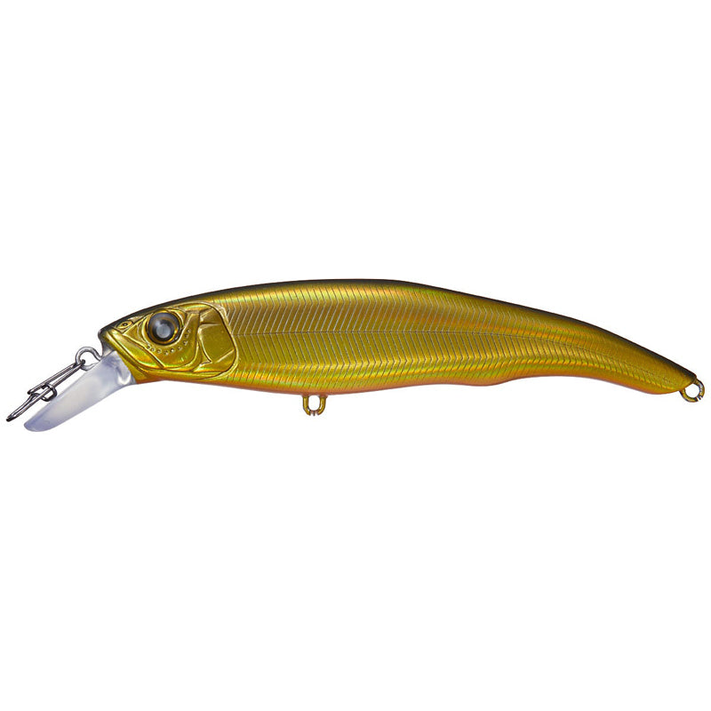 Nishine Lure Works ERIE 95SD Jerkbaits - BPB Smelt-Ghost Smelt-BPB Chartreuse Smelt-Hologram Smelt-Black Back Gold-Gun Metal-Pearl Flash-Yellow Perch - Carolina Fishing Tackle LLC