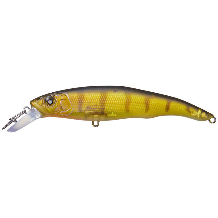 Nishine Lure Works ERIE 95SD Jerkbaits - BPB Smelt-Ghost Smelt-BPB Chartreuse Smelt-Hologram Smelt-Black Back Gold-Gun Metal-Pearl Flash-Yellow Perch - Carolina Fishing Tackle LLC