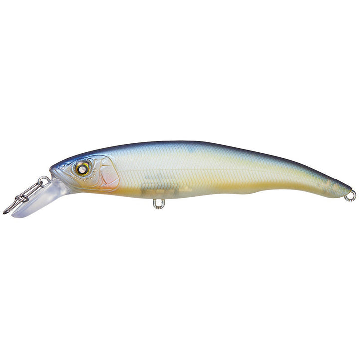 Nishine Lure Works ERIE 95SD Jerkbaits - BPB Smelt-Ghost Smelt-BPB Chartreuse Smelt-Hologram Smelt-Black Back Gold-Gun Metal-Pearl Flash-Yellow Perch - Carolina Fishing Tackle LLC