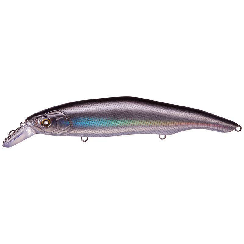 Nishine Lure Works Erie 115SD Jerkbaits - BPB Smelt-Ghost Smelt-BPB Chartreuse Smelt-Hologram Smelt-Black Back Gold-Gun Metal-Yellow Perch-EU Chartreuse Perch - Carolina Fishing Tackle LLC