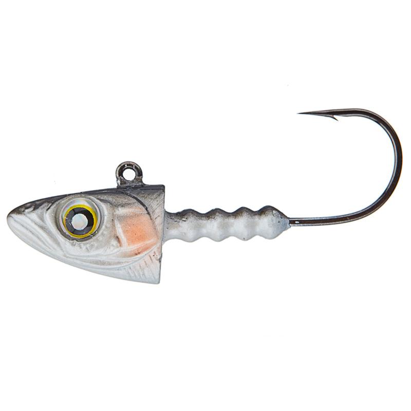 Nishine Lure Works Smelthead Jighead 2pk - Black Back / 2/7oz - 